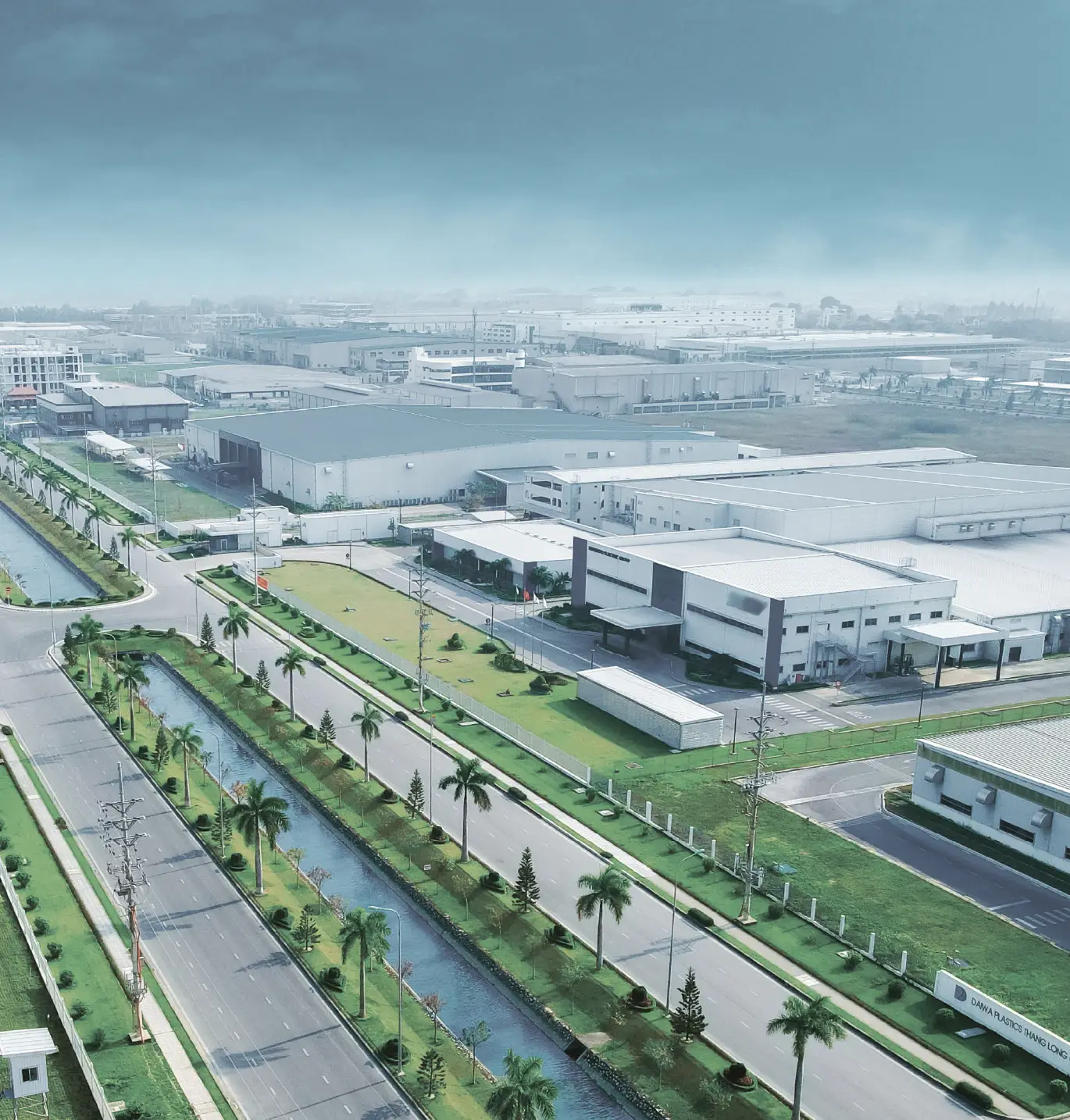 工業団地の風景